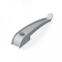 Держатель кабеля односторонний для прямого монтажа в гофроящике серый (200 шт/кор)