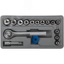 Набор торцевых головок 17 шт 1/4"