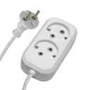 Удлинитель электрический Stekker HM012003 3м 2 гнезда бз 2x075 белый серия Home 39202