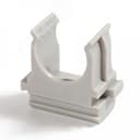 Крепёж-клипса для труб д16 безгалогенная (HF)     атмосферостойкая серая (100шт/2000шт уп/кор)