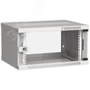 Шкаф LINEA WE 6U 600x450мм дверь стекло серый ITK