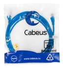 Патч-корд UTP, категория 5е, 3 м, неэкранированный, синий Cabeus PC-UTP-RJ45-Cat.5e-3m-BL