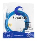Патч-корд Cabeus PC-UTP-RJ45-Cat.5e-2m-BL (U/UTP, CAT.5E, PVC, 2 м, синий) (7461c)