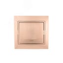 Мира Выключатель светло-кричневый перламутр