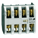 Блок контактный OptiStart K-MX-F1002 фронтальный 2НЗ, клеммы фастон, для мини-контакторов M КЭАЗ Optima