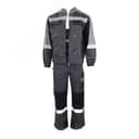 Костюм мужской ФОРМУЛА КОТТОН ФП2 куртка, полукомбинезон, цвет т/серый, св/серый с чёрным, р. 56-58/170-176