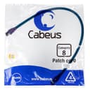 Патч-корд S/FTP Cabeus PC-SSTP-RJ45-Cat.8-0.5m-LSZH