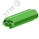 Клемма TB 1-1 с бок. подключ. с защелк. ножками, сечение 1,5 мм. кв., зеленая SUPU