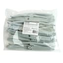 Держатель кабеля для прямого монтажа двусторонний ДКД2 STEKKER PMHR2G серый 20шт в упак 49567