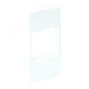 Адаптер для 1 механизма 45х45мм CIMA-модуль 108х52мм белый