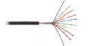 Кабель связи симметричный, для магистральных сетей, внешней прокладки LAN UTP 25x2x0.47 кат.5 (305 м) NETLAN EC-UU025-5-PE-BK-3