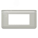 Рамка Mosaic 4 модуля - алюминий