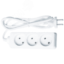 Удлинитель Navigator 61 309 NPE-S-03-300-X-2x1 без заземления 3 гн. 3м 16А ПВС 2х1.00