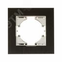 Рамка 1-местная Ugra алюминий, чёрный GUSI ELECTRIC