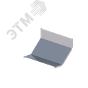 Крышка лотка монтажного углового 90 вверх ЛР90В.600.15.236.1,5.1