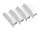 Заглушка для накладного алюминиевого профиля GP1500 комплект 4шт Ambrella Light GP8180