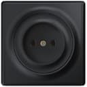 Розетка 1-м СП Florence 16А IP20 без заземл. винтов. клеммы механизм черн. (1E10301303) OneKeyElectro 2172812