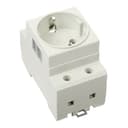 Розетка на DIN-рейку IEK РАр 10-3-ОП