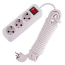 Удлинитель с заземлением 3 входа 7 метров с выключателем