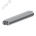 Клемма TB концевая 2-2 с бок. подключ. с защелк. ножками, светло-серая