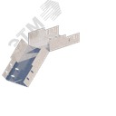 Лоток монтажный угловой 45 вниз ЛУ45Н.150.100.347.1,5.2