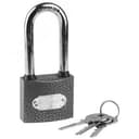 Замок "Мастер" навесной, металлический корпус, удлиненная закаленная дужка, 50мм