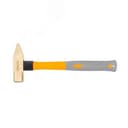 Молоток слесарный 0.6 квадратный боек сплав AlCu искробезопасный с фиберглассовой. рукояткой Калиброн