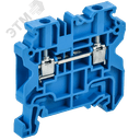 ARMAFIX Колодка клеммная CY4BU винтовая 4мм2 проходная синяя Ex IEK