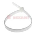 Хомут-стяжка нейлоновый 8х400 мм белый (100шт/уп) REXANT 07-0400-8