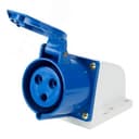 Розетка 123 стационарная 2Р+РЕ 32А 220В IP44, 11-8912 REXANT