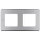 Рамка 2-м Inspiria алюм. Leg 673942