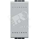 LivingLight Кнопка с винтовыми клеммами 1 модуль алюминий