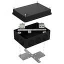 Коробка огнестойкая разветвительная для кабель-канала 40-0450-FR6.0-4-6-Р Е15-Е60 RAL9005 75х75х30 (87 шт/кор)