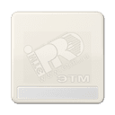 Клавиша для выключателя и кнопки с полем для надписи слоновая кость JUNG