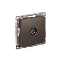 Розетка телевизионная TV AtlasDesign коннектор механизм мокко SE ATN000693