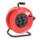 Удлинитель на катушке "Гефест 2.0" 4 гнезда 20м с заземлением и предохранителем КГ 3*2,5 16А/3,5кВт IP44 PROxima EKF