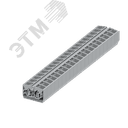 Клемма TB 2-2 промежут. фронт. подключение, сечение 2,5 мм. кв., серая