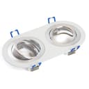 Светильник потолочный встраиваемый DL2812 MR16 50W G53 прямоугольник черный 48461