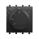 Avanti Механизм управления вентиляторами модульный, , Черный матовый, 2 модуля