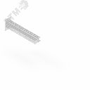 Консоль двойная 40х80 L300 (s:1,5) П-образная усиленная Сендзимир цинк