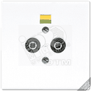 Розетка штепсельная белая