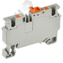 Колодка клеммная CP-DT измерит. нож. разм. 4мм2 серая IEK