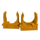 Крепеж-клипса для труб для прямого монтажа оранжевая d25 мм (100шт/700шт уп/кор) Промрукав