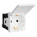 Розетка 2P+E, с з/ш, "Avanti" IP41, белая DKC 4400012