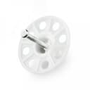 Тарельчатый дюбель гриб с гвоздем для ПМ IN30 белый (100 шт/уп)