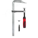 Струбцина цельнометаллическая 400/120, усилие: 6 кН, c 2-компонентной рукояткой BESSEY