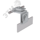 Фальцевый держатель H50 мм для прутка D 5-10 мм TD