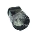 Штепсель без заземления черный