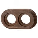 Лизетта Рамка 2 постовая для открытой проводки (Старое дерево на бревно 200мм) BFC20-620-17 Бирони