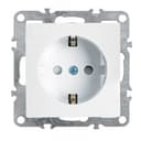 Розетка одноместная (механизм) с/з,с защитной шторкой,250В, 16А,  серия Эрна, белый Stekker
